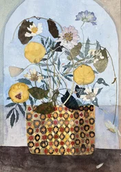 Pressed Flowers and a Florentine Pot, 2025