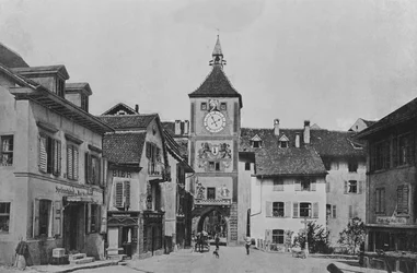 Ancient Gate at Liestal, Basel-Country