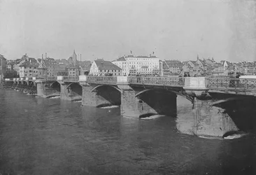 Basel, The Old Bridge over the Rhine