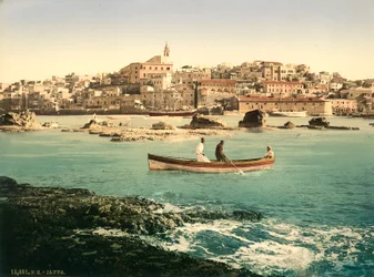 Harbour of Jaffa with the Town in the Background, c.1880-1900