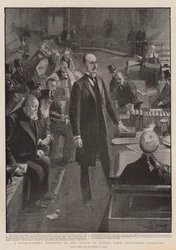 A Hard-Worked Minister in the House of Lords, Lord Lansdowne speaking