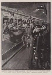 A Royal Send-Off, the Duke of Connaught bidding Farewell to the Second Detachment of the CIV