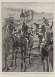 Friendly Arabs Scouting at Dawn on the Hills South of Sarras