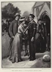 His First Medal, a Bluejacket