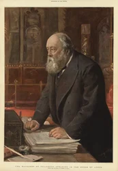 The Marquess of Salisbury Speaking in the House of Lords