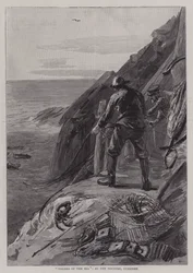 Toilers of the Sea, at the Gouffre, Guernsey