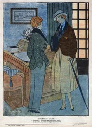 Illustration of a Scene of the Theatre Piece 