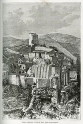 The convent of Mar-Saba (Mar Saba) (Palestine). Taylor