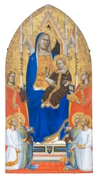 Madonna and Child enthroned with St Mary Magdalen, St Catherine of Alexandria and angels