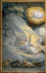 The Annunciation to the Shepherds, from the cycle of the life of the Virgin