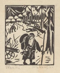 Time - an old man in the forest