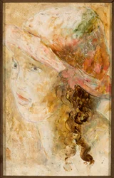 Head of a Girl with Curls