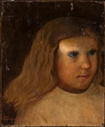 Head of a Girl with Loose Hair