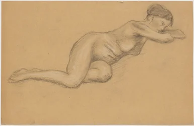 Study of a Sleeping Female Nude