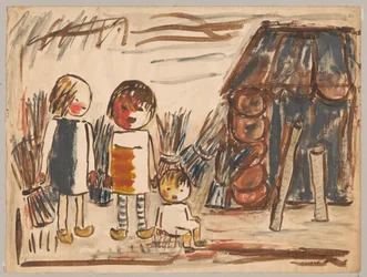 Three Children with Sheaves