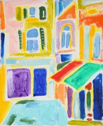 Vibrant City Abstract