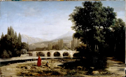Dante and the River Entella or Passage Illustration of the Purgatory in 
