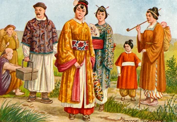 Chinese Costumes - Peasants and Townspeople
