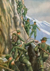 Heroic Italian Mountain Troops
