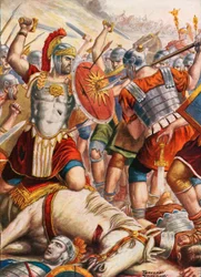 Lucullus Fighting to Stop the Advance of Mithridates