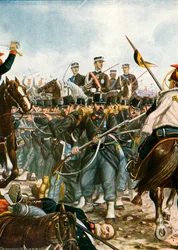 Prince Umberto at the Battle of Villafranca