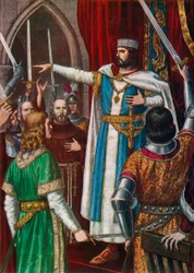 Rudolf II of Burgundy Crowned King of the Lombards in Pavia, 923