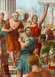 The Old Centurion Shows His Wounds