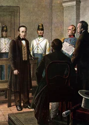 The Reading of the Sentence Letter Condemning Silvio Pellico and Piero Maroncelli