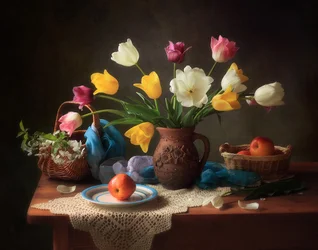 Classic Tulip Still Life