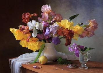 Colorful Iris Bouquet
