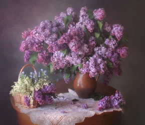 Fresh Lilac Still Life