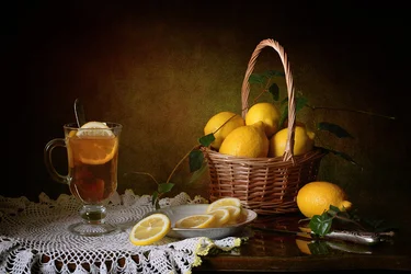 Lemon Tea Still Life