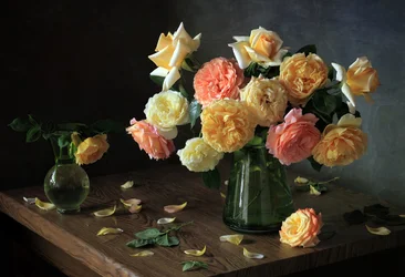 Moody Rose Still Life