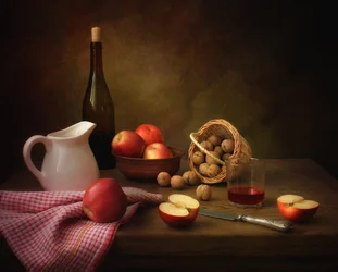 Rustic Autumn Still Life