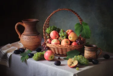 Rustic Fruit Still Life