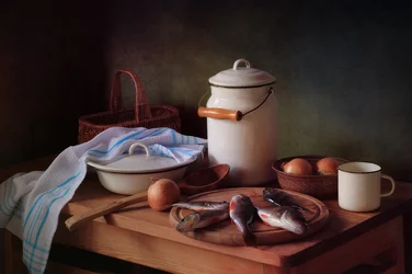 Rustic Kitchen Still Life