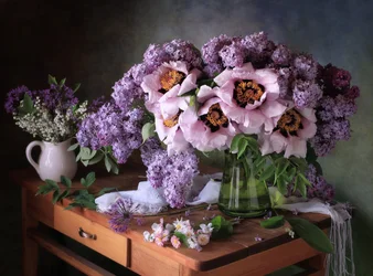 Rustic Peony Bouquet