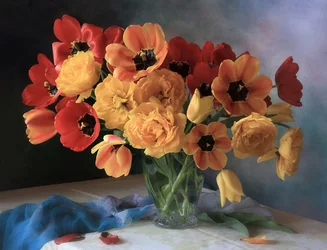 Vibrant Tulip Bouquet