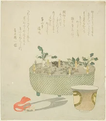 The Seven Herbs, with Scissors and Teacup