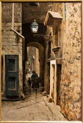 Cavalieri Street in the Old Ghetto of Florence, c.1882
