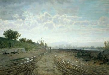 Morning on The Arno, by Telemaco Signorini