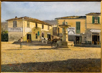 Square in Settignano, c.1861