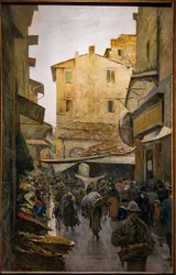 The Old Market from Degli Speziali Street