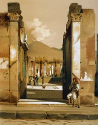 View of House of Faun in Pompeii