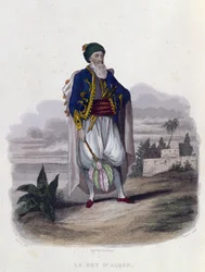 Hussein Pacha, the Last Dey of Algiers, 1846