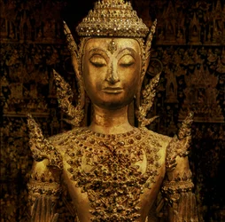 Buddha standing in Abhaya mudra, Rattanakosin style, mid 19th century