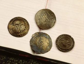 Coins from the Mon Kingdom of Dvaravati, 8th-9th century
