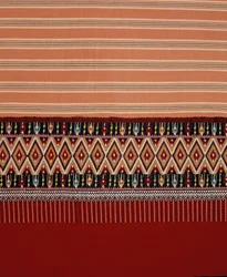 Lanna Tai Yuan fabric featuring diamond shaped Jok, Mae Chaem, northern Thailand
