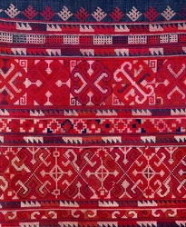 Yao tribe fabric, northern Thailand