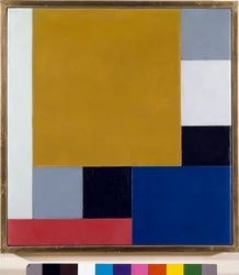 Composition 22. Painting by Theo Van Doesburg, 1920. Eindhoven, Stedelijk Van Abbemuseum